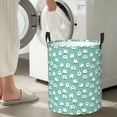 thumbnail image 5 of Sikiie Cute Sheeps Print Round Dirty Clothes Basket, Waterproof Standing Foldable Storage Basket, for Laundry Room, Bedroom, Bathroom Storage-Small, 5 of 6