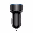 thumbnail image 3 of 120W Car Mobile Phone Digit Display Charger Overcurrent Lighter Socket Protection Dual USB Charging Adapter for Lighter Socket Automobile Black, 3 of 8