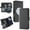 Black, variant on ELEHOLD Wallet Magnetic Case For iPhone 17 Pro Max Detachable Back,  Compatible with Mag-safe, 2 in 1 Shockproof Soft PU Leather Flip Card Slot Magnetic Case ,Black