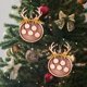 thumbnail image 2 of Colgante de árbol creativo de Navidad redondo con cuerda pequeña para decoración de festivales navideños, 2 of 5
