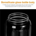 thumbnail image 3 of Botella De Salsa De Soja De Vinagre De Vidrio De Borosilicato Alto De 500 Ml Botella De Condimento De Tanque De Aceite A Prueba De Fugas De Aceite Comestible De Cierre Automático Para El Hogar Sweethay HA018821-00, 3 of 7