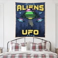 thumbnail image 1 of Tapiz decorativo para colgar en la pared Aliens Upos Anime, 200 x 150 cm, 1 of 1