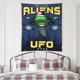 thumbnail image 1 of Tapiz decorativo para colgar en la pared Aliens Upos Anime, 200 x 150 cm, 1 of 1