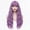 Lavender Purple, variant on RightOn 28 Inches Mixed Orange Wig With Bangs Wig for Women Daily Use