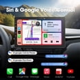 thumbnail image 4 of Audio estéreo para coche de 10.1 pulgadas Single Din con CarPlay y Android, 4 of 7
