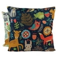 thumbnail image 2 of Woodlands | Pillow Cover | Throw Pillow | Home Decor | Pillow | Art Pillow | Animals | Cute Animals | Fun Pillow Design | Kids Accent Pillow, 2 of 10
