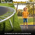 thumbnail image 2 of Mersco 12FT/14FT Trampoline for Kids with Mulifunctional Target Cloth,Outdoor Recreational Trampolines with Enclosure Net and Ladder,Jumping Trampoline SPACE for Birthday Gifts,Multicolor, 2 of 11