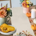 thumbnail image 4 of Thanksgiving Pumpkins Table Runner, Autumn Thanksgiving Kitchen Dining Table Decoration for Home Party Decor 13x108 Inches, 4 of 9
