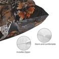 thumbnail image 3 of Yiaed Leopard On Tree Branch Print Brushed Microfiber Envelope Pillowcases, Standard,Envelope Closure Pillow Cases(No pillow core)-20"x30", 3 of 6