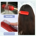 thumbnail image 3 of Pcs Hair Brush Detangling Brush for Women and Men Hair Brush for Straight Curly Red Plastic, 3 of 6