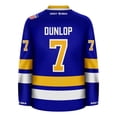 thumbnail image 3 of Charlestown Chiefs Blue Reggie Dunlop Hockey Jersey, 3 of 6