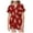 Red, variant on SGMVNU Boys Girls Sleepwear Christmas Pajamas Kid's Summer Homewear Boys Girls Printed Short Sleeve T Shirt Short Pants Pajamas Suits Giftsfor Kids(Size 4-5 Years,Green)