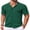 Ever Green, variant on COOFANDY Mens Knit Button Down Shirt Vintage Short Sleeve Polo Shirts Casual Beach Tops Fashion Hawaiian Shirt
