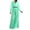 Light Green, variant on JULMCOMO Jumpsuits for Women Sequin Wide Leg Deep V Neck Dressy Jumpsuits Long Sleeve Belted Waist Evening One Piece Summer Rompers White M