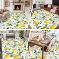 thumbnail image 5 of Lemon Eucalyptus Area Rug 6x9 FT, Non Slip Living Room Throw Carpet, Farm Country Leaf Plant Floral Fruit Washable Soft Large Floor Carpet Non-Shedding Rug for Bedroom Dining Room Play Room, 5 of 9