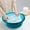 Blue, variant on KQJQS Round Plastic Wash Basin, Stackable Wash Tub Camping Dishpan Kitchen Wash Basin Foot Soak Tub Laundry Hand Wash Bucket Dish Pans for Face Cleansing Home Kitchen Blue