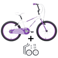 thumbnail image 1 of Combo Bicicleta ONE O ONE R20 Blanco con Ruedas Laterales, 1 of 5