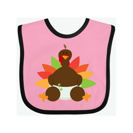 

Inktastic Thanksgiving Baby Turkey Gift Baby Boy or Baby Girl Bib