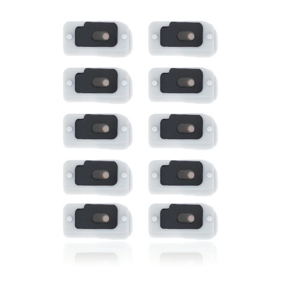 Replacement Flash Light / Power Flex Bracket With Microphone Mesh Compatible For iPhone 12 Pro (10 Pack)