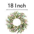 thumbnail image 2 of 1 Pcs Artificial Easter Egg Wreath For Front Door,18 Inch Easter Egg Wreath With Eggs And Mixed Twigs,Artificial Easter Wreaths Decor,Spring Wreath For Holiday And Home Decorations,(Yellow,18 in), 2 of 5