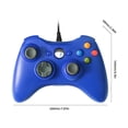 thumbnail image 2 of Controlador con cable Gamepad con cable ergonómico con turbo de doble vibración para Xbox 360, 2 of 8