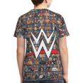 thumbnail image 2 of Boys Girls Wwe Shirt Graphic T-Shirt Crewneck Short Sleeve 3d Colorful Tops Tees, 2 of 7