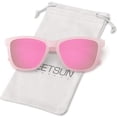 thumbnail image 1 of MEETSUN Gafas de sol polarizadas para mujeres y hombres, estilo clásico retro de diseñador, 1 of 1