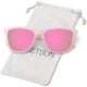 thumbnail image 1 of MEETSUN Gafas de sol polarizadas para mujeres y hombres, estilo clásico retro de diseñador, 1 of 1