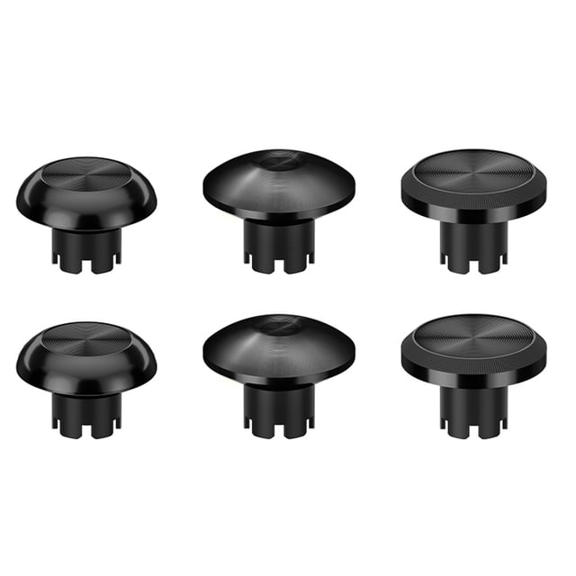 Compatible with PS5 DualSense Edge Controller Metal Thumb Stick Caps, Analog Stick Joystick Replacement Parts Accessory Kit