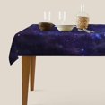 thumbnail image 5 of Tablecloth Galaxy Universe Table Cloth Rectangle Table 60 x 84 Inch Starry Night Sky Stars Outer Space Kitchen Decorations for Home Dinner Party, 5 of 6