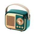 thumbnail image 2 of Puntoco Altavoz Bluetooth retro con inserción de tarjeta, carga USB, portabilidad inalámbrica, fabricación de regalos, mini estéreo portátil, 2 of 8