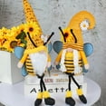 thumbnail image 2 of Bee Gnome Plush Dolls-Sunflower Gnome Plush Doll Summer Decorations Honey Bee Swedish Tomte Nisse Dwarf Figurine for Home Farmhouse Kitchen Tray Decor Gnome Plush Festival Gifts, 2 of 10