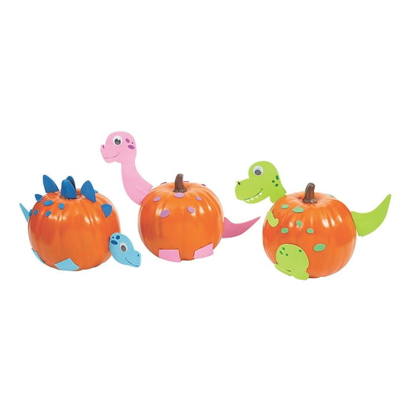 Dino Pumpkin Decorating 6 - Craft Kits - 6 Pieces