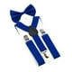thumbnail image 5 of Conjunto de Tirantes y pajarita Yuyangstore Tirantes para niños disfraz de baile de boda Azul, 5 of 8