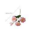 thumbnail image 4 of Sentmoon Flores Artificiales Fake Plants Artificial 4 Stems Simulation Eustoma Flowers Realistic Silk Floral Arrangement for Home Office Wedding Decor Indoor Outdoor, 4 of 7