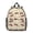 Fireman and Cone, variant on Fireman and Bucket White Pattern Backpack for School, Cute School Bag with Adjustable Shoulder Straps and Padded Back, 13.8"x11.4"x6"