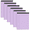 purple, variant on 6 Pack Legal Pads 5 x 8 in Blue Narrow Ruled Notepads with Perforated Pages, Double Red Margin Writing Pads, Thick Backing for Office Work & Daily Notes