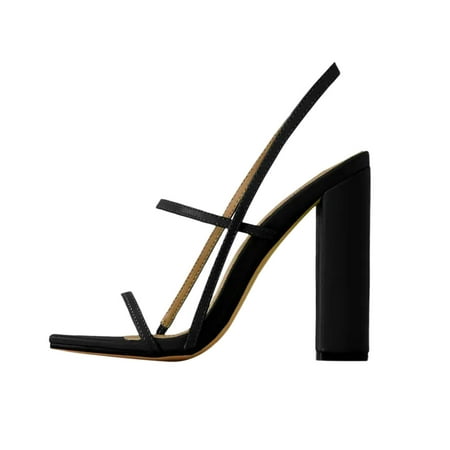 

Womens Shoes Fashion Solid Color Minimalistic Sexy Temperament Chunky Heel High Heels Sandals Summer Open Toe Slide Sandals Comfortable Flats Flip-Flops Casual Platforms Heeled Wedge Sandals A42038