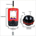 thumbnail image 3 of JJKBV Portable Rechargeable Fish Finder Wireless Sonar Sensor Fishfinder Depth Locator With Fish Size Bottom Color LCD Display Wireless Fishing Finder Kayak Transducer Depth F, 3 of 8