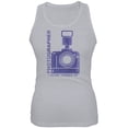 thumbnail image 1 of Photographer Blow Things Up Funny Heather Grey Juniors Soft Tank Top, 1 of 1