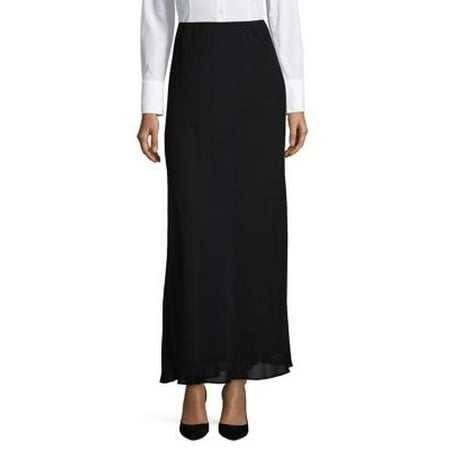 black maxi skirt walmart