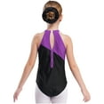 thumbnail image 6 of TSSOE Kids Ballet Dance Outfits Teen Rhythmic Gymnastic Leotard with Shorts Girls Yoga Acrobatics Bodysuit Purple 14, 6 of 7