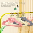 thumbnail image 4 of Velvet Hangers 20 Pack, 16" Non Slip Adult Hangers, Slim Clothes Hanger with 360 Degree Swivel Hook - Durable & Cute for Coats, Shirts, Dress (Pink), 4 of 4