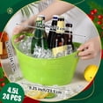 thumbnail image 2 of Contenedor de almacenamiento Norme ovalado para hielo de plástico 4.5L, 24 piezas, 2 of 7