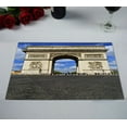thumbnail image 2 of EREHome Arc de Triomphe Paris France Placemat Table Mat Cup Mat 12x18 inch,Set of 2, 2 of 2