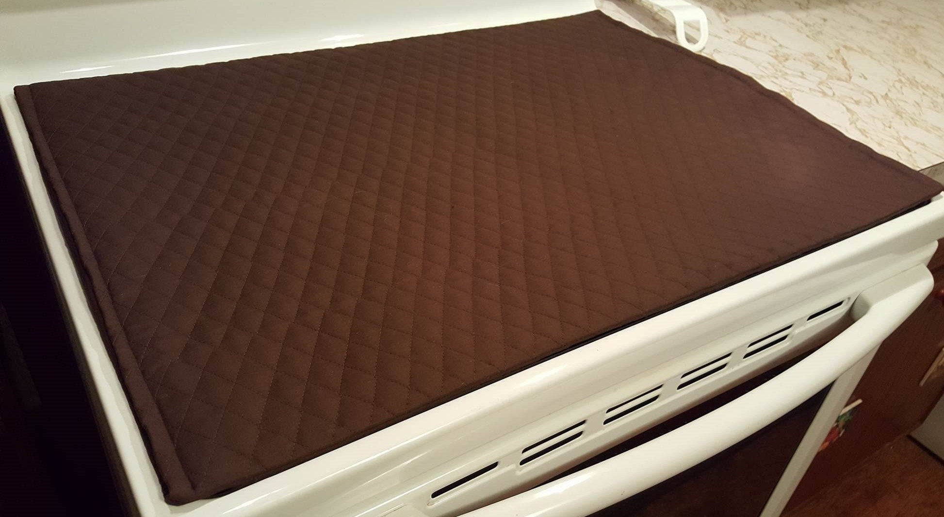 Quilted Cover & Protector for Glass/Ceramic Stove Top by Penny's