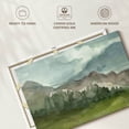 thumbnail image 6 of Elephant Stock Plein Air Mountain View I Wall Art - Horizontal Canvas Wall Art - Living Room Wall Decor - Abstract Canvas - Green And Gray Decor By Ethan Harper - 51" x 34", 6 of 8