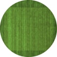 thumbnail image 1 of Ahgly Company Indoor Round Abstract Green Contemporary Area Rugs, 4' Round, 1 of 1