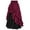 BH280 Wine, variant on Curuila Women Maxi Skirt Elastic High Waist Color Block Casual A Line Long Skirt Black Size L