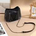 thumbnail image 4 of GAXIRE 1Ud De Hombro Para Mujer En PU Con Y Tachuelas Negro Y, 4 of 6
